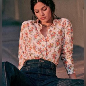 Sezane Ann Shirt floral size 36 (4)